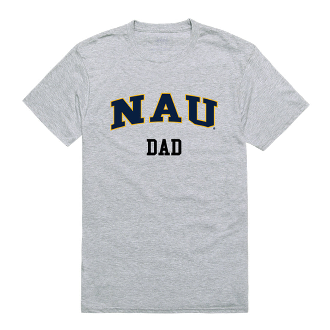 NAU Northern Arizona University Lumberjacks Dad Tee T-Shirt - Heather Grey, Small