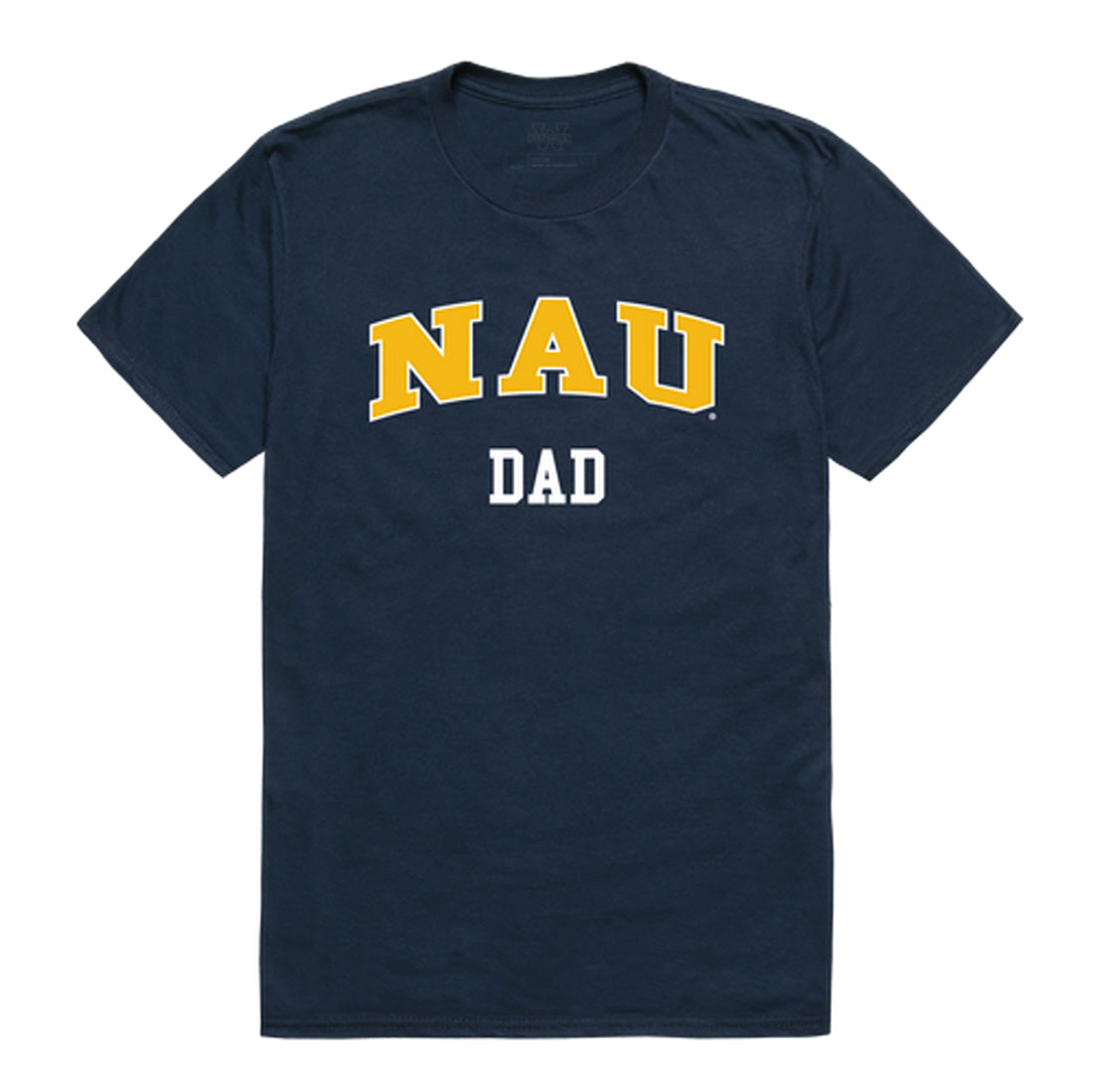 NAU Northern Arizona University Lumberjacks Dad Tee T-Shirt - Heather Grey, Small