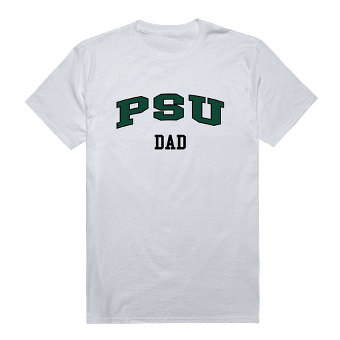 Portland State University Vikings Dad Tee T-Shirt - Forest Green, Small