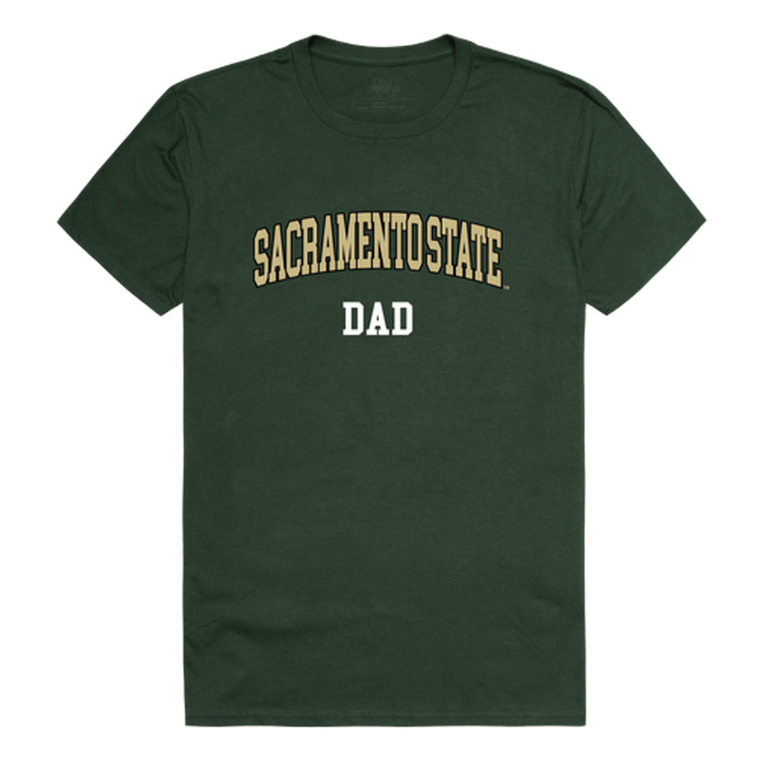 Sacramento State Hornets Dad Tee T-Shirt - Forest Green, Small