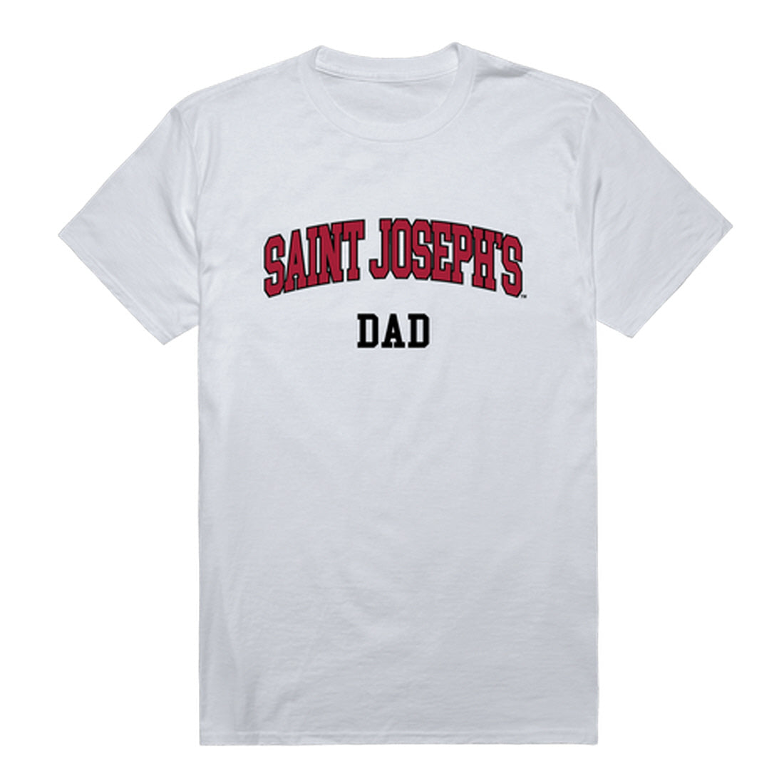 Saint Joseph's University Hawks Dad Tee T-Shirt - Cardinal, Small