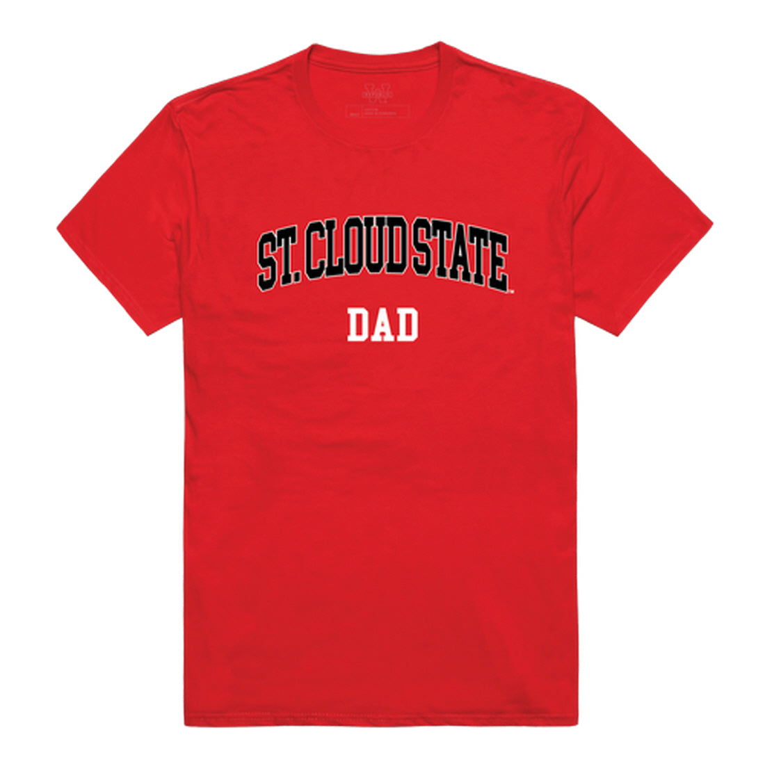 St. Cloud State University Huskies Dad Tee T-Shirt - Heather Grey, Small