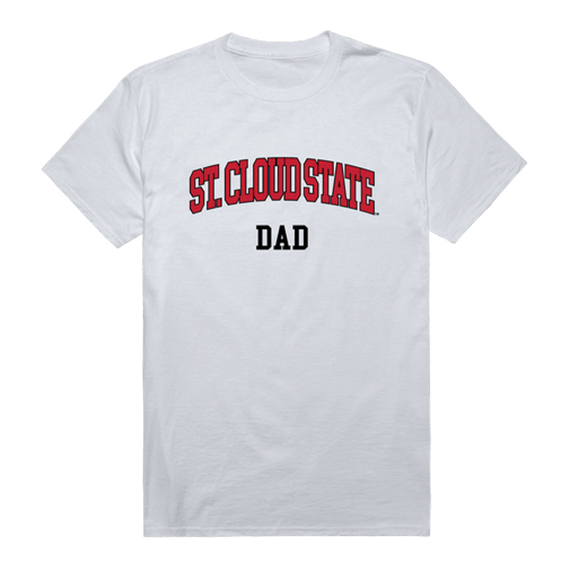 St. Cloud State University Huskies Dad Tee T-Shirt - Heather Grey, Small