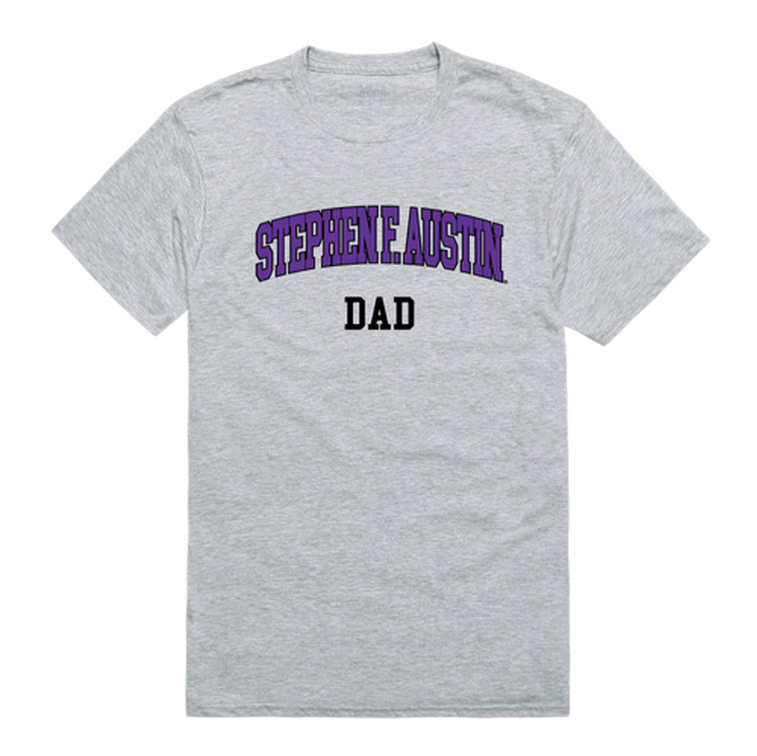 Stephen F. Austin State University Lumberjacks Dad Tee T-Shirt - Heather Grey, Small