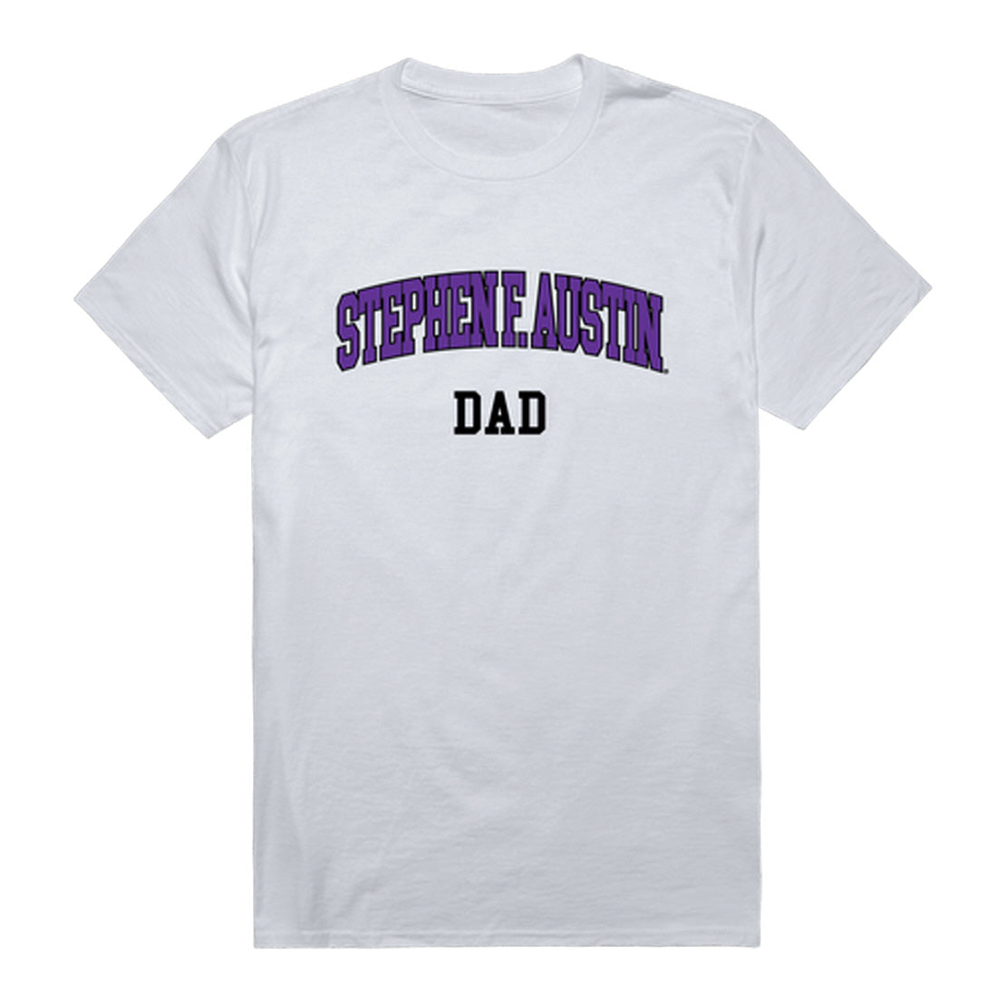 Stephen F. Austin State University Lumberjacks Dad Tee T-Shirt - Heather Grey, Small