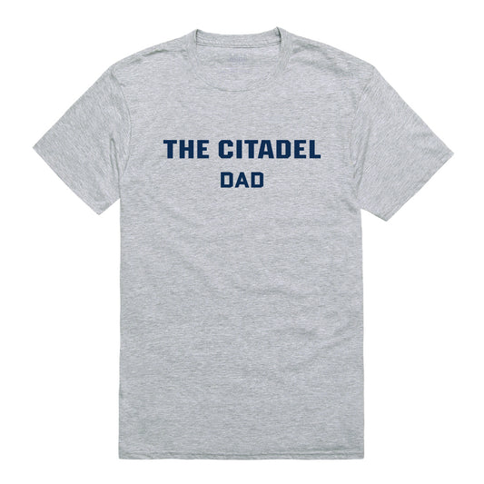 The Citadel Bulldogs Dad Tee T-Shirt - Heather Grey, Small