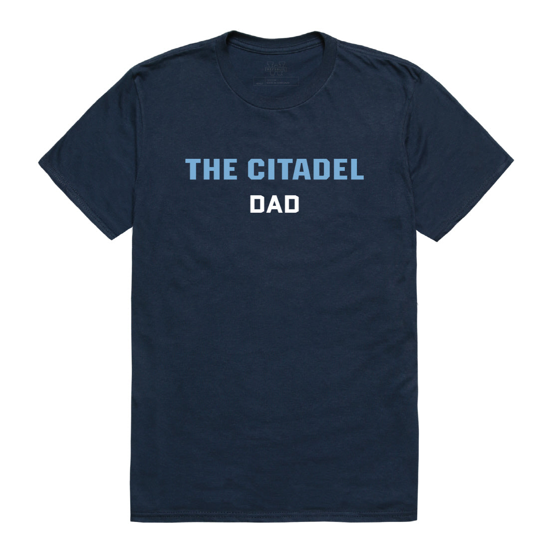 The Citadel Bulldogs Dad Tee T-Shirt - Heather Grey, Small