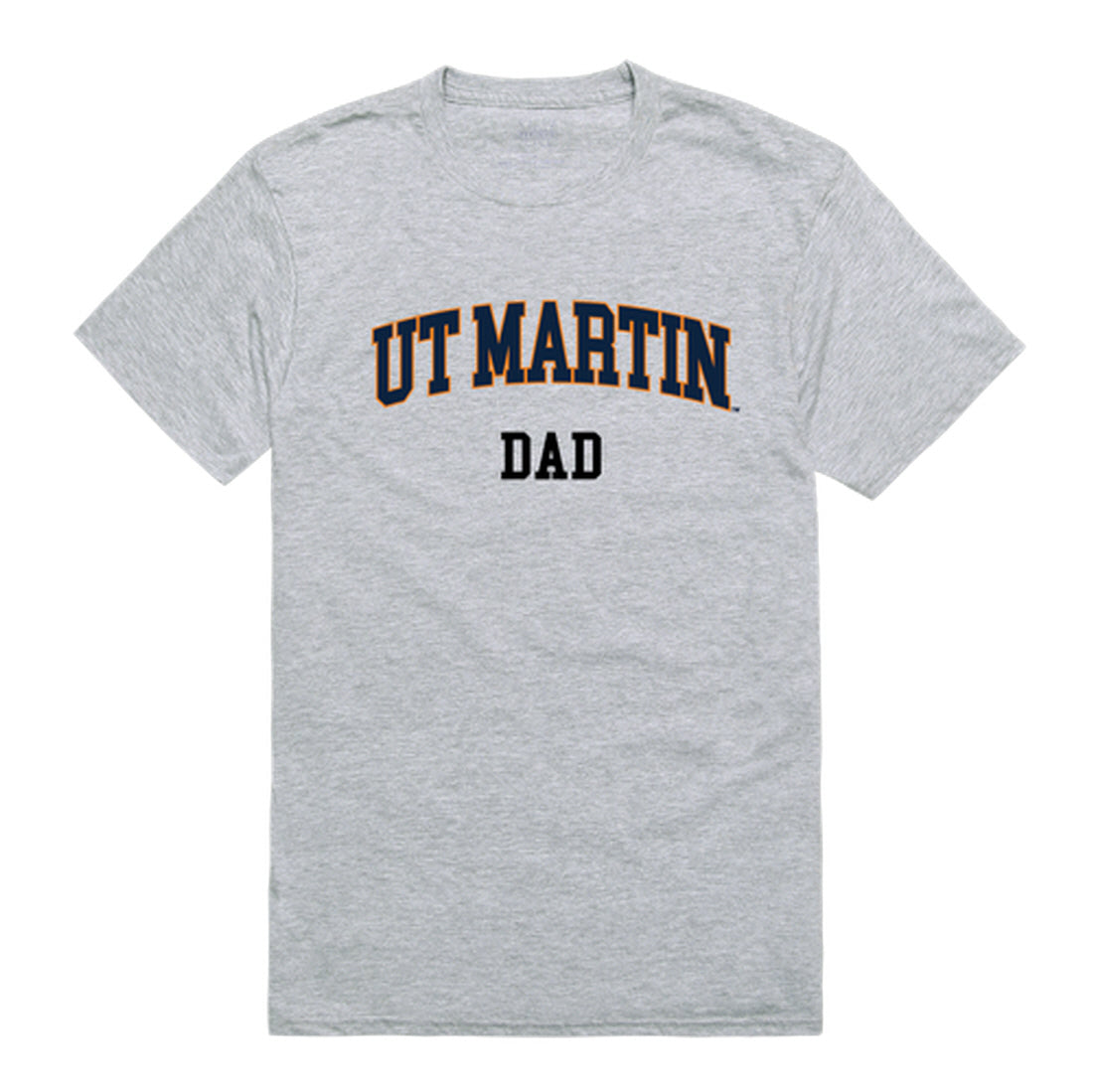 University of Tennessee at Martin Skyhawks Dad Tee T-Shirt - Heather Grey, Small