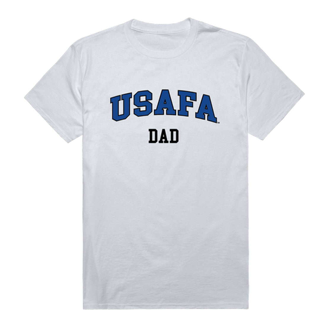 USAFA US Air Force Academy Falcons Dad Tee T-Shirt - Heather Grey, Small