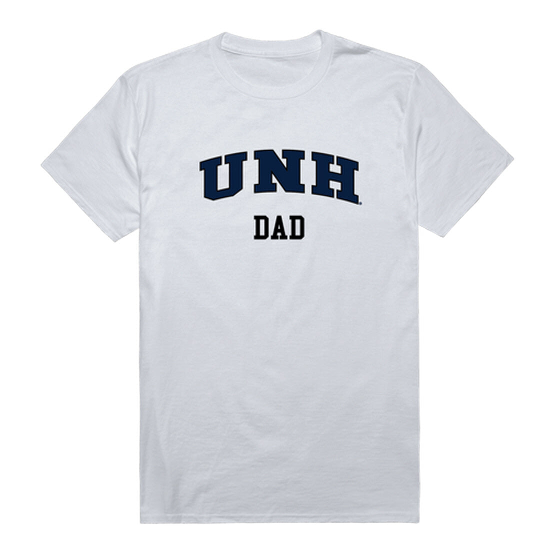 University of New Hampshire Wildcats Dad Tee T-Shirt - Heather Grey, Small