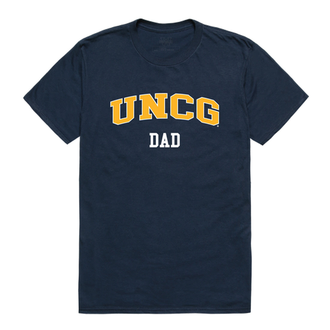 UNCG University of North Carolina at Greensboro Dad Tee T-Shirt - Heather Grey, Small