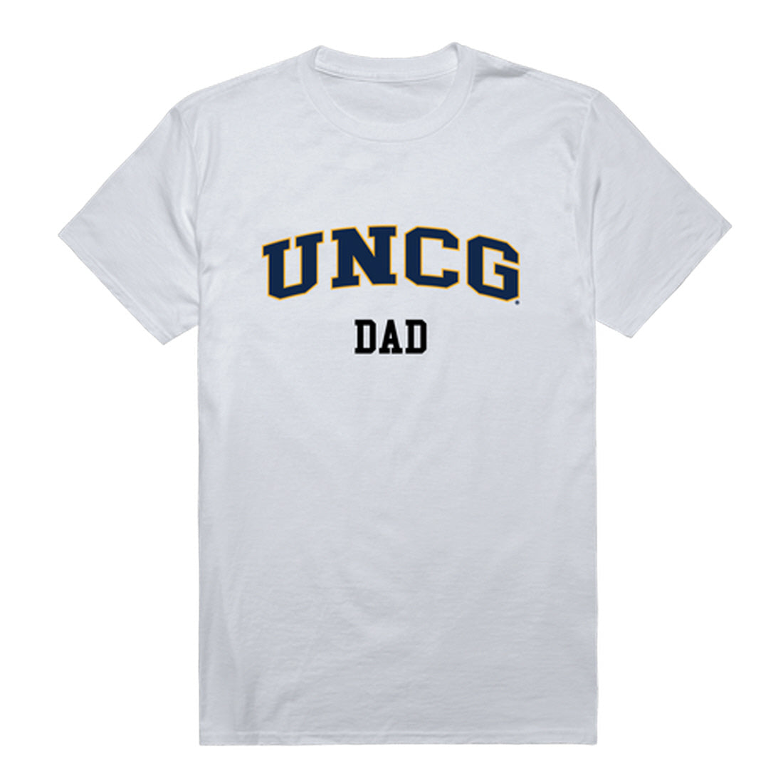 UNCG University of North Carolina at Greensboro Dad Tee T-Shirt - Heather Grey, Small