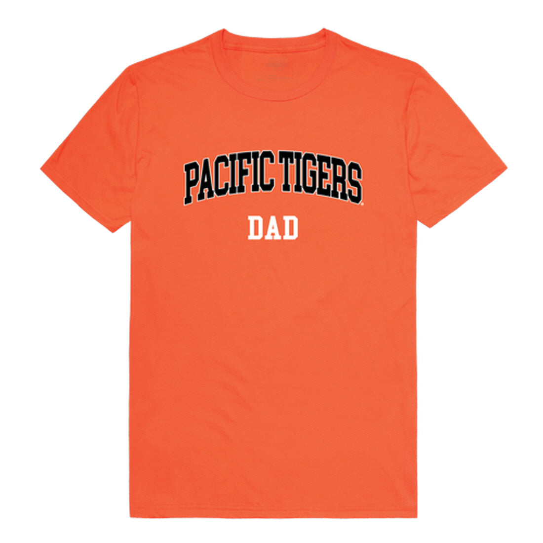 University of the Pacific Tigers Dad Tee T-Shirt - Heather Grey, Small