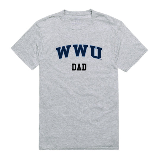 Western Washington University Vikings Dad Tee T-Shirt - Heather Grey, Small