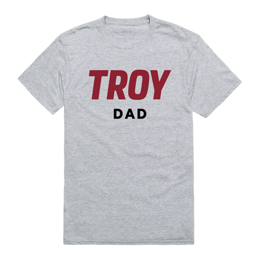 Troy University Trojans Dad Tee T-Shirt - Cardinal, Small