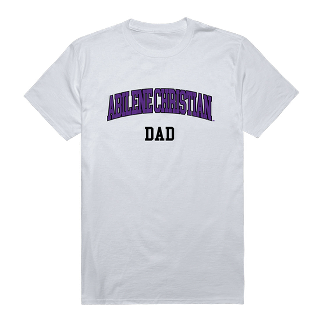 Abilene Christian University Wildcats Dad Tee T-Shirt - Heather Grey, Small