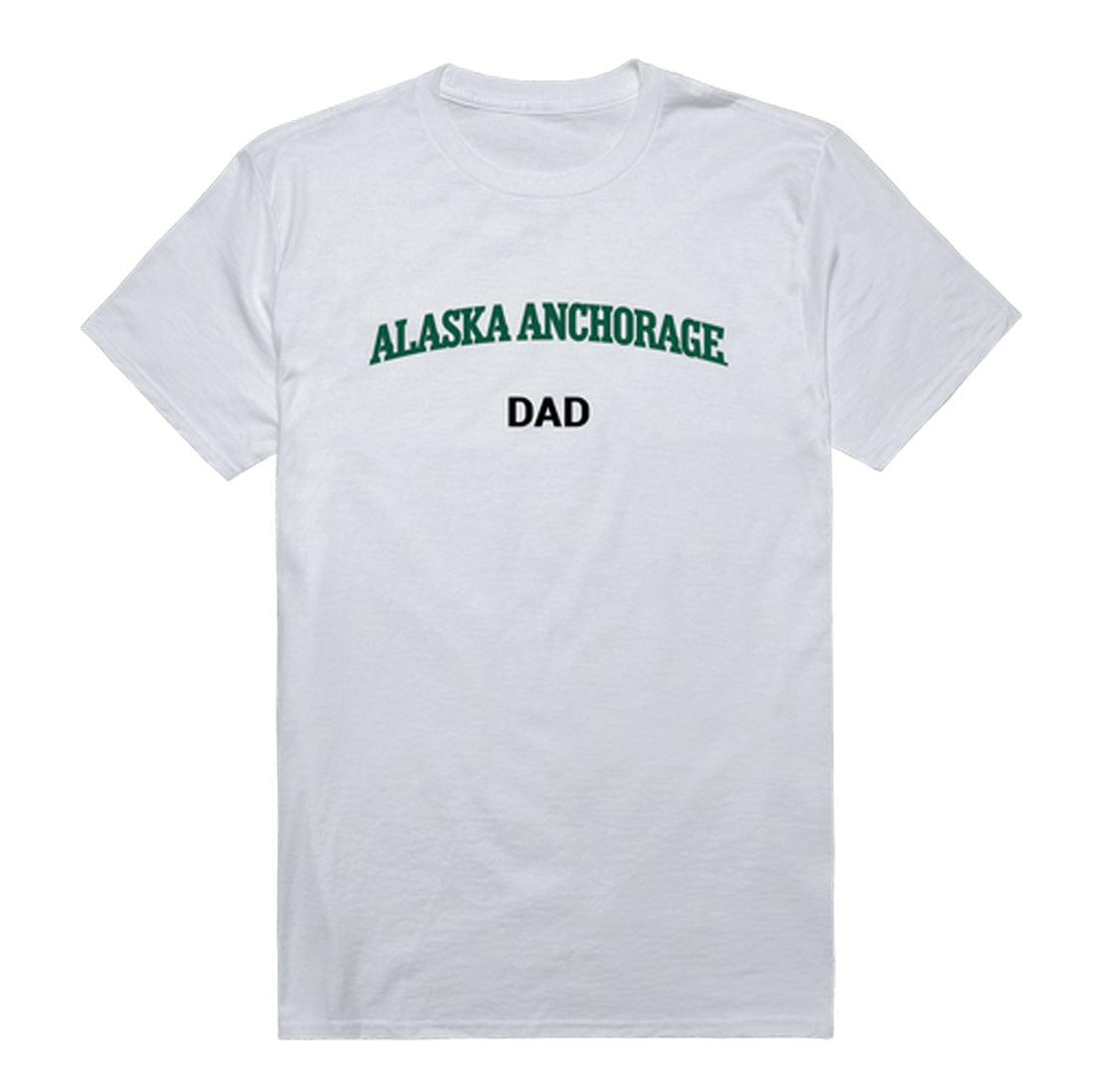 University of Alaska Anchorage Seawolves Dad Tee T-Shirt - Forest Green, Small