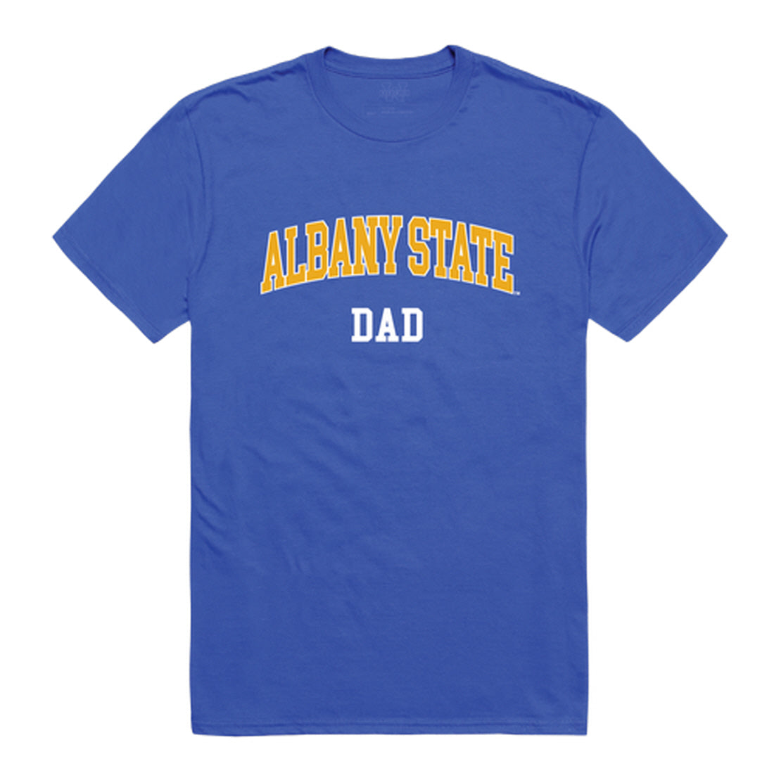 Albany State University Golden Rams Dad Tee T-Shirt - Heather Grey, Small