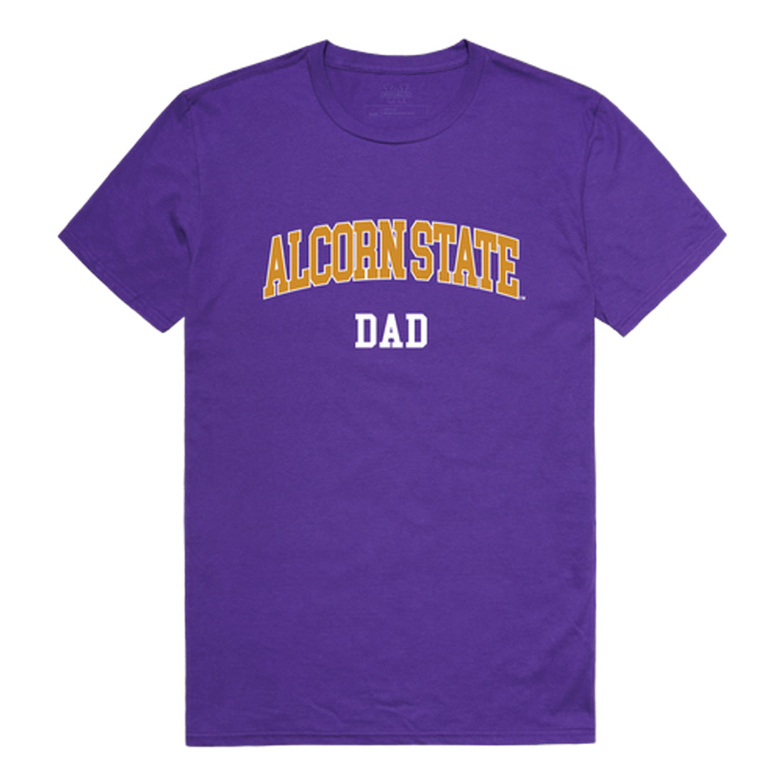 Alcorn State University Braves Dad Tee T-Shirt - Heather Grey, Small