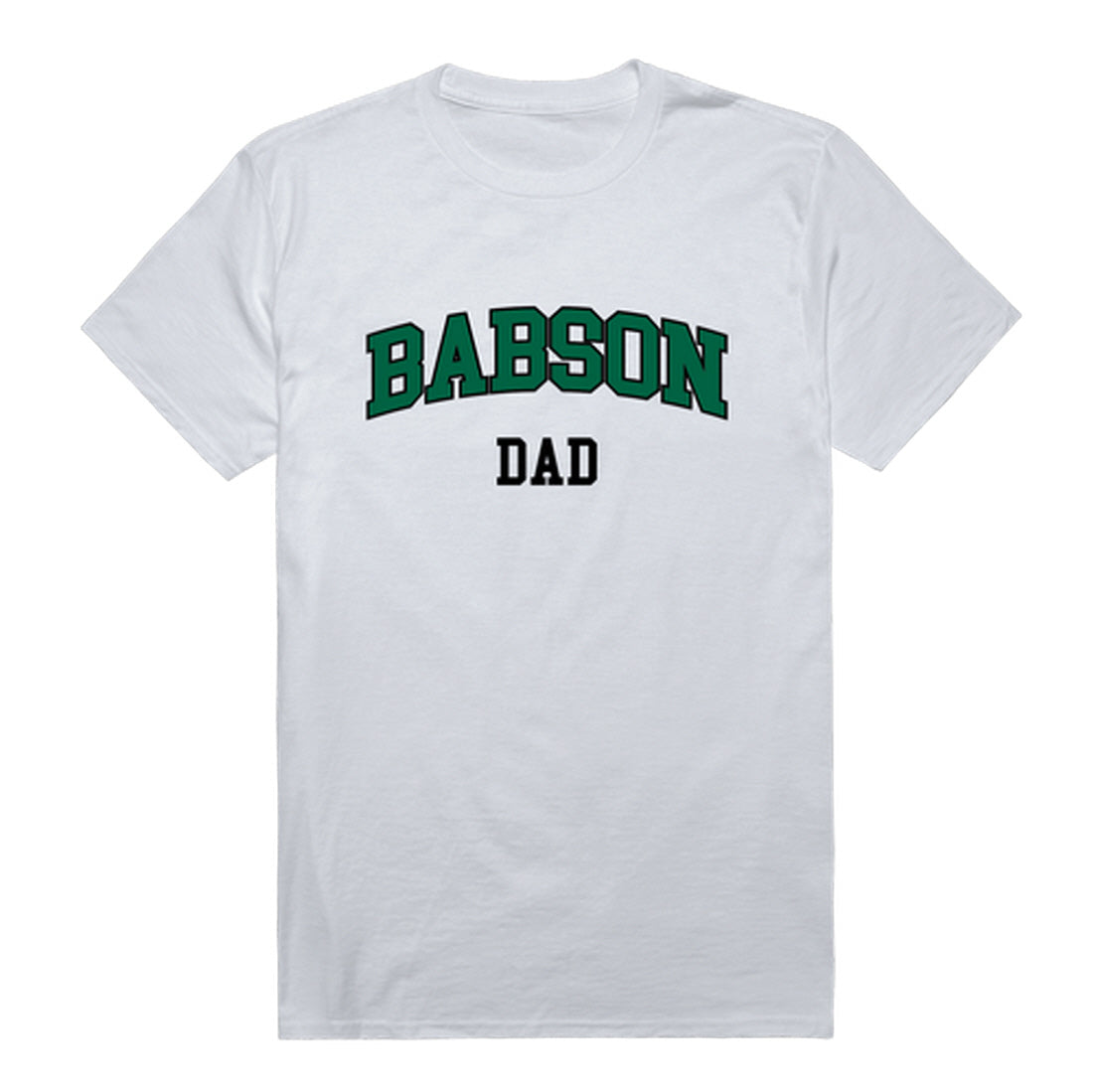 Babson College Beavers Dad Tee T-Shirt - Forest Green, Small