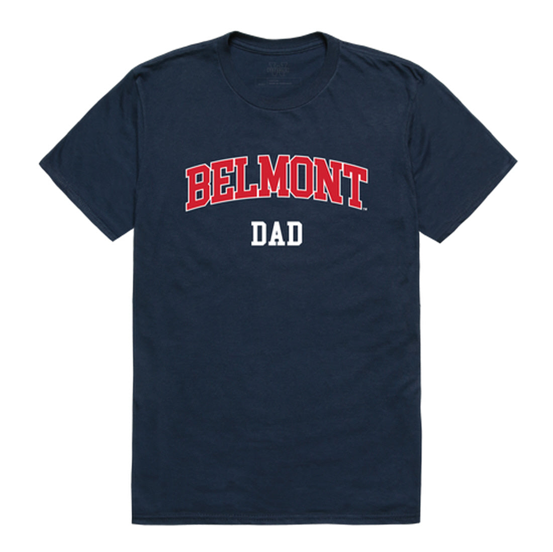 Belmont State University Bruins Dad Tee T-Shirt - Heather Grey, Small