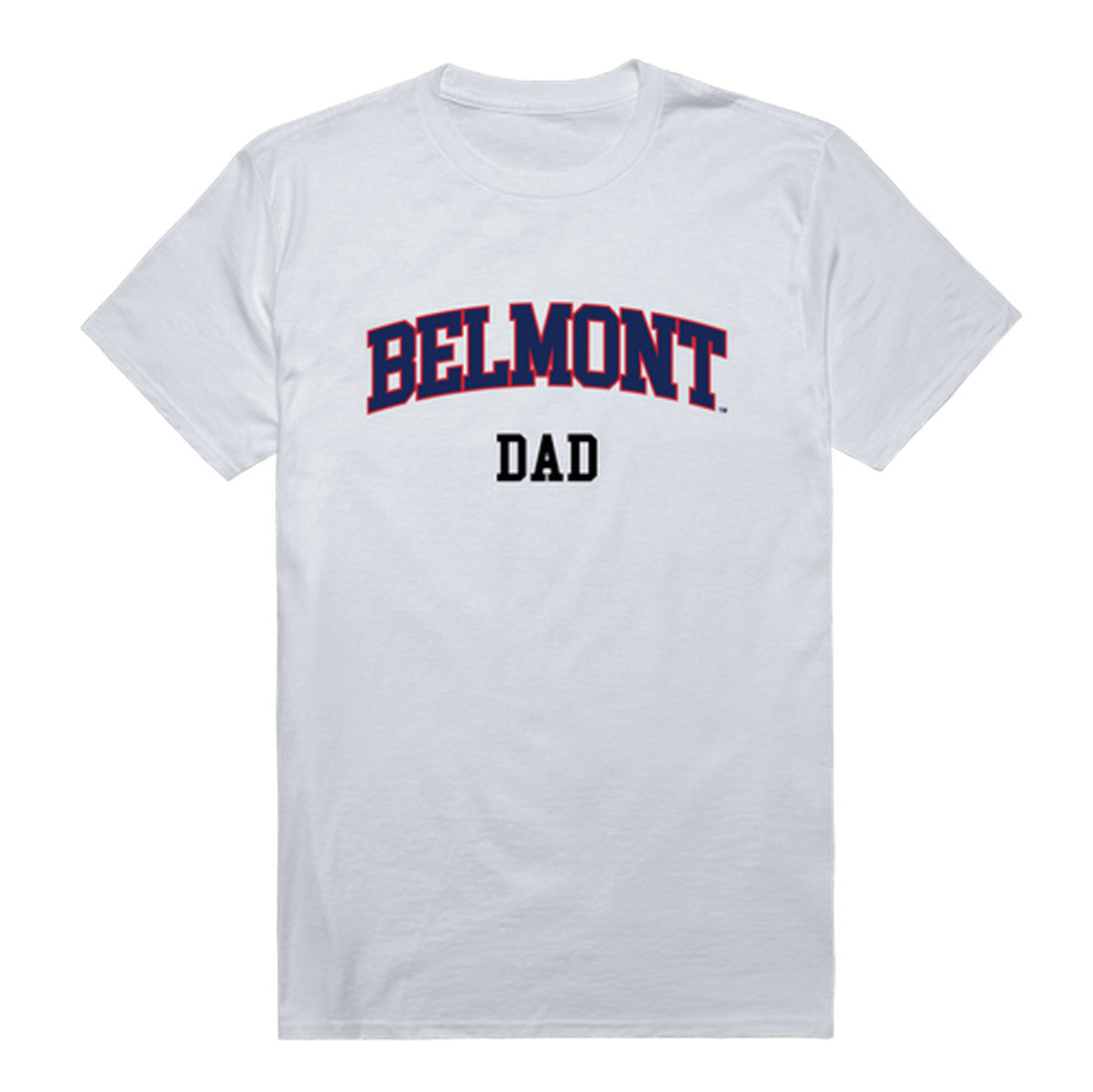 Belmont State University Bruins Dad Tee T-Shirt - Heather Grey, Small