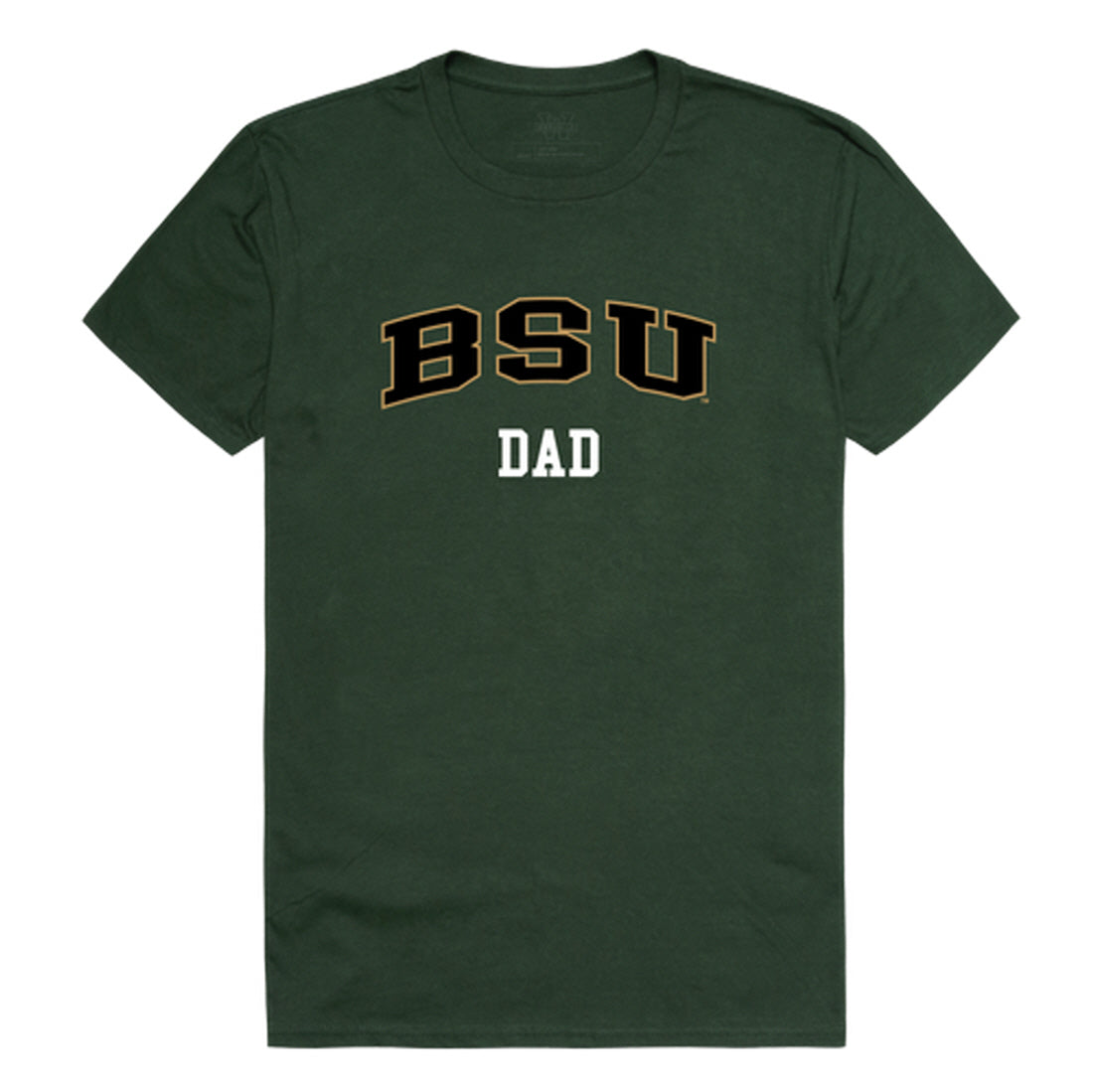 Bemidji State University Beavers Dad Tee T-Shirt - Forest Green, Small