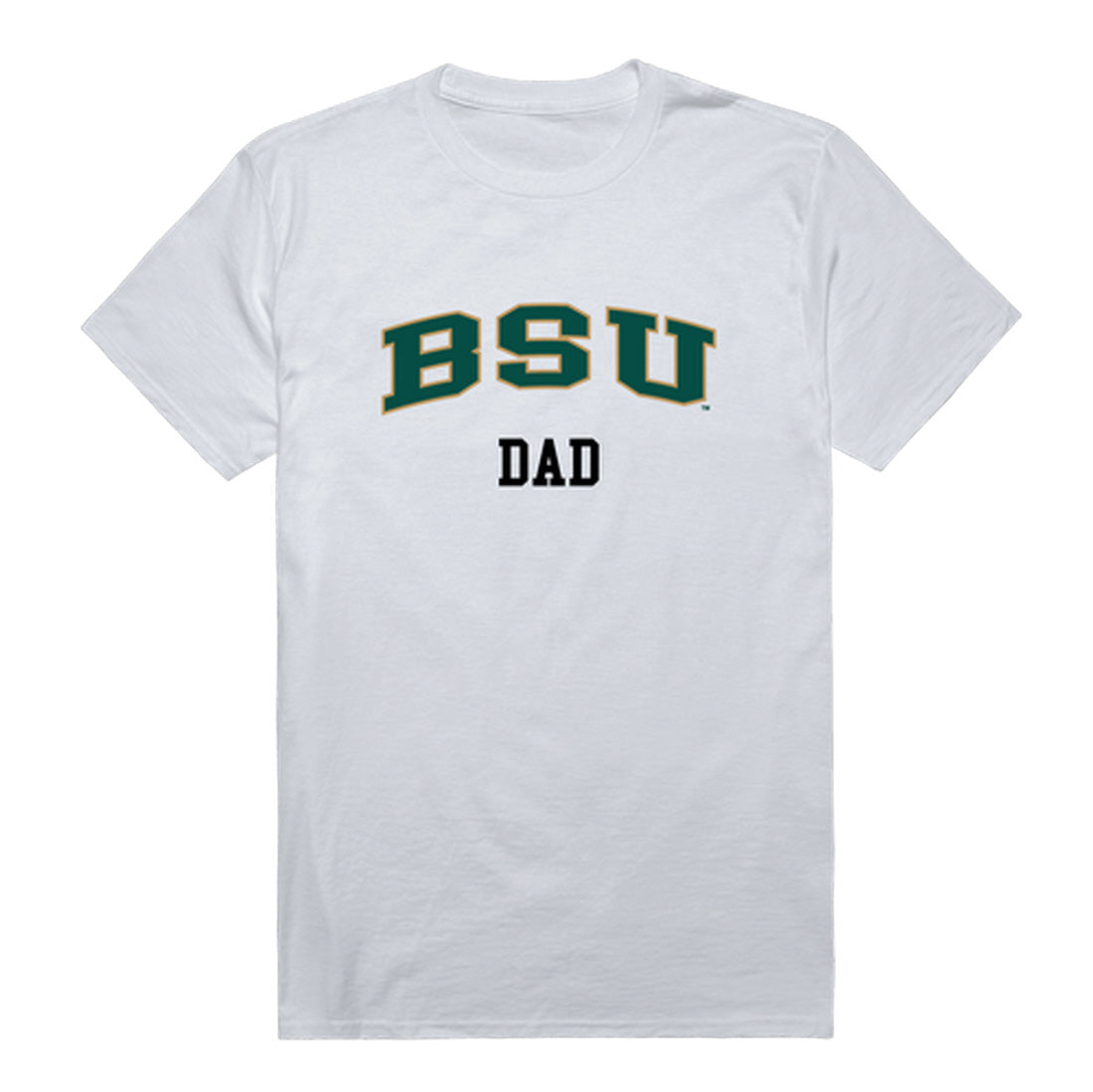 Bemidji State University Beavers Dad Tee T-Shirt - Forest Green, Small