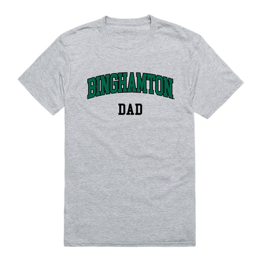 Binghamton University Bearcats Dad Tee T-Shirt - Heather Grey, Small