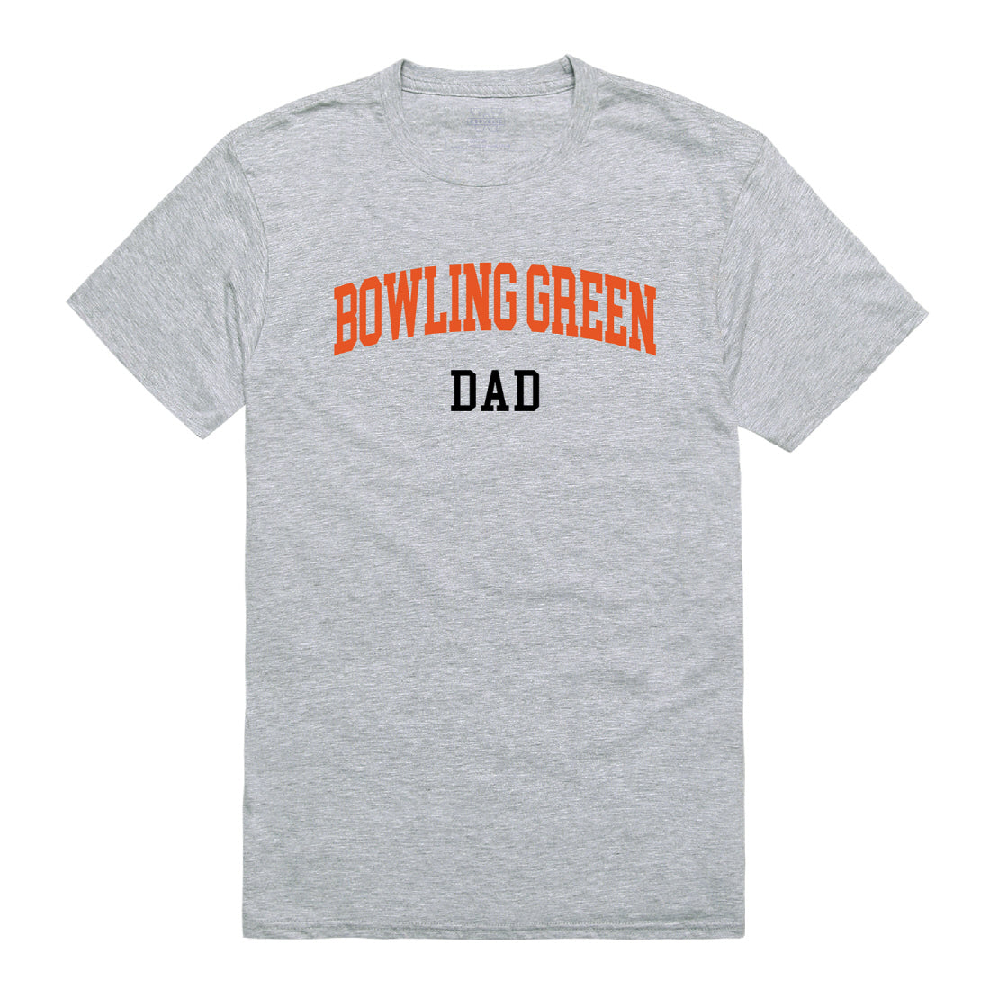 BGSU Bowling Green State University Falcons Dad Tee T-Shirt - Heather Grey, Small