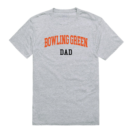 BGSU Bowling Green State University Falcons Dad Tee T-Shirt - Heather Grey, Small