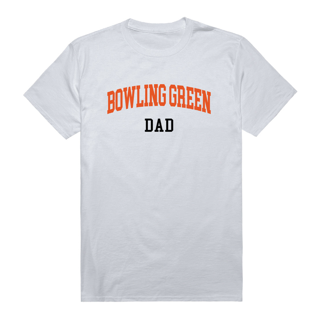 BGSU Bowling Green State University Falcons Dad Tee T-Shirt - Heather Grey, Small