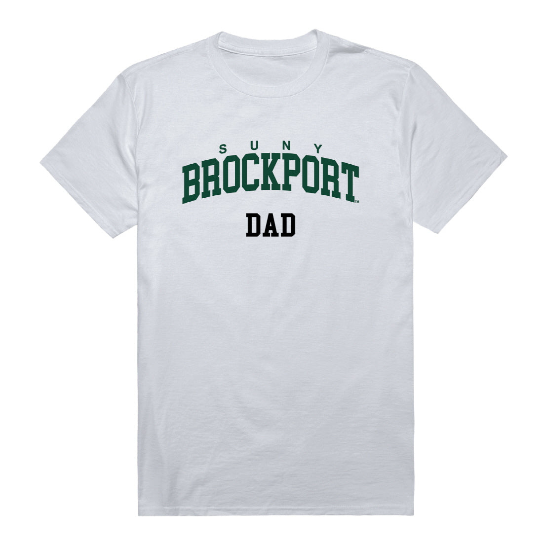 SUNY College at Brockport Golden Eagles Dad Tee T-Shirt - Forest Green, Small