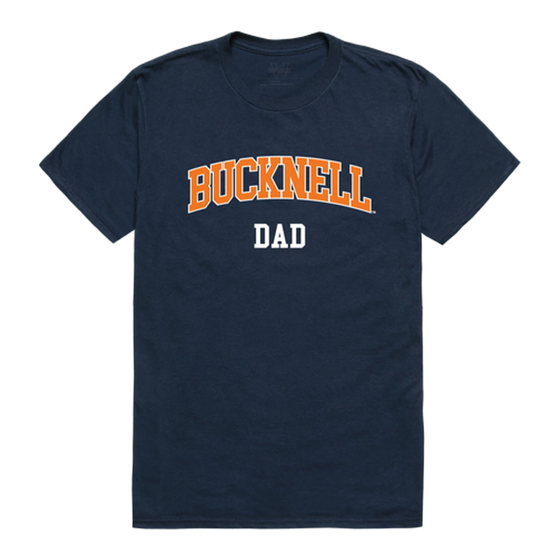 Bucknell University Bison Dad Tee T-Shirt - Heather Grey, Small