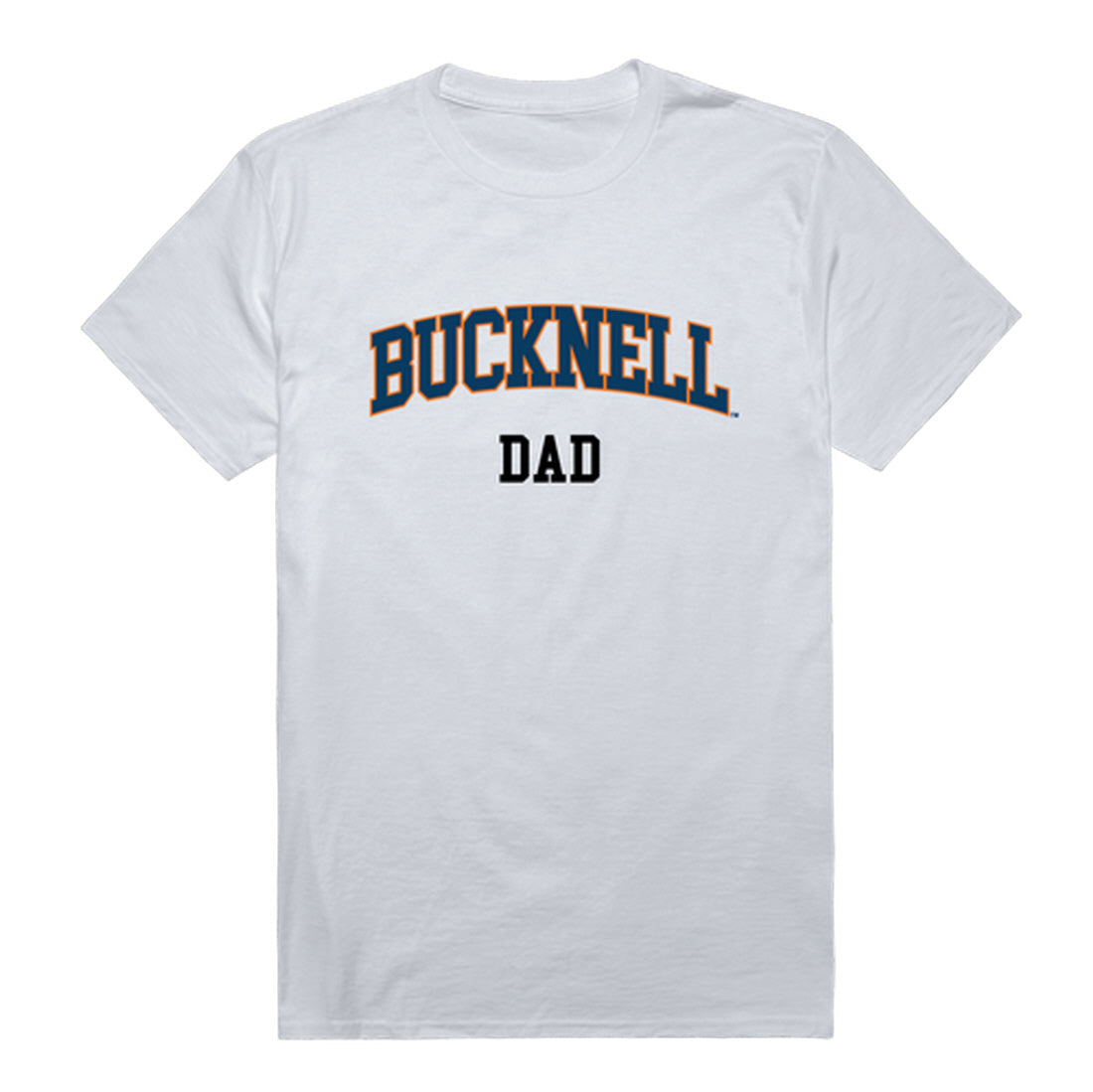 Bucknell University Bison Dad Tee T-Shirt - Heather Grey, Small