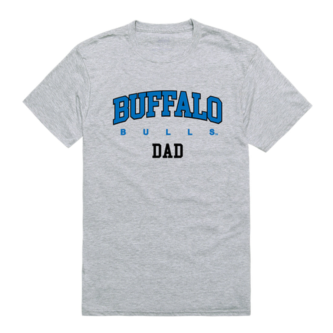 University at Buffalo Bulls Dad Tee T-Shirt - Heather Grey, Small