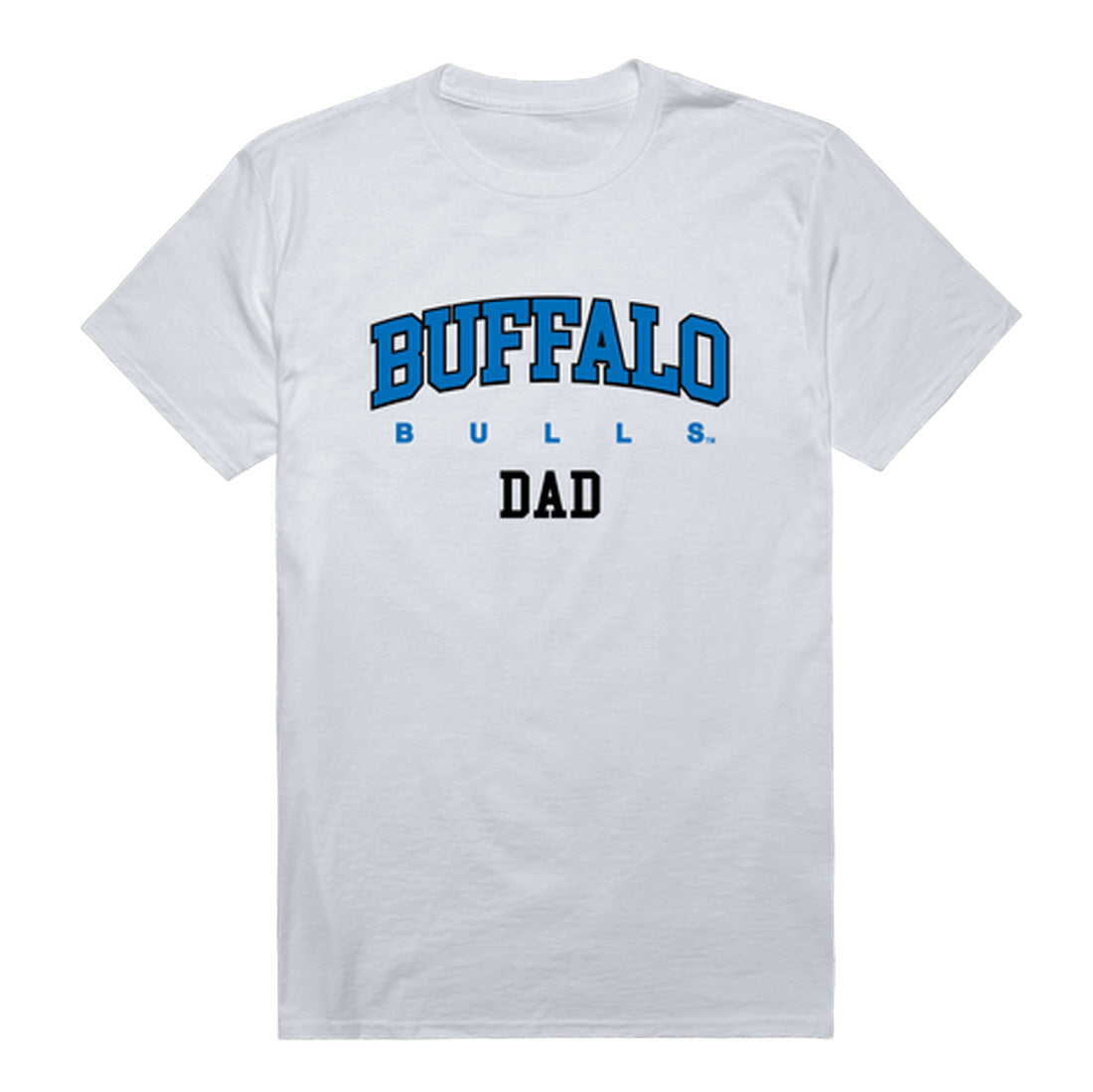 University at Buffalo Bulls Dad Tee T-Shirt - Heather Grey, Small