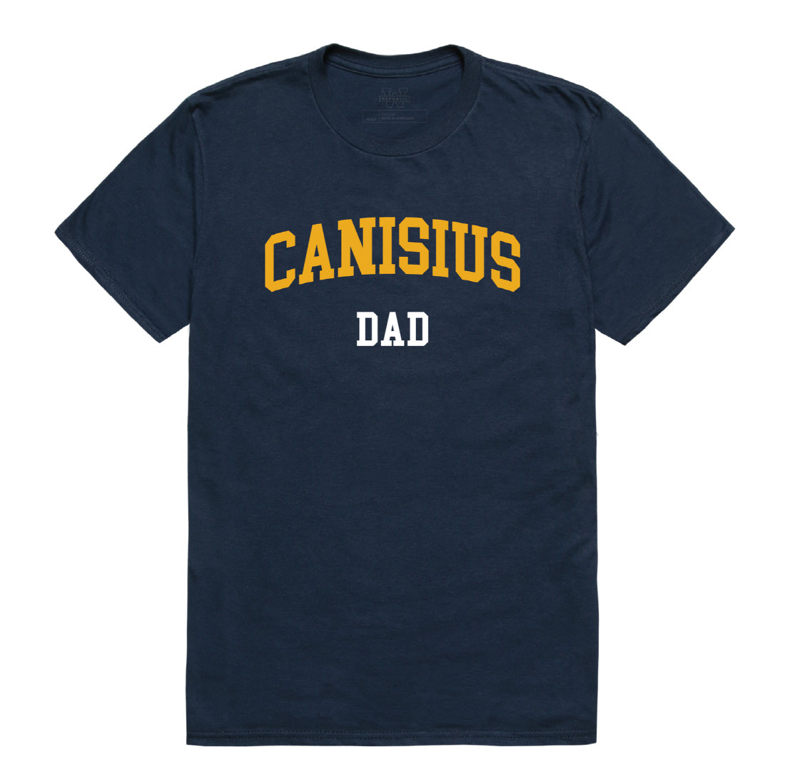 Canisius College Golden Griffins Dad Tee T-Shirt - Heather Grey, Small