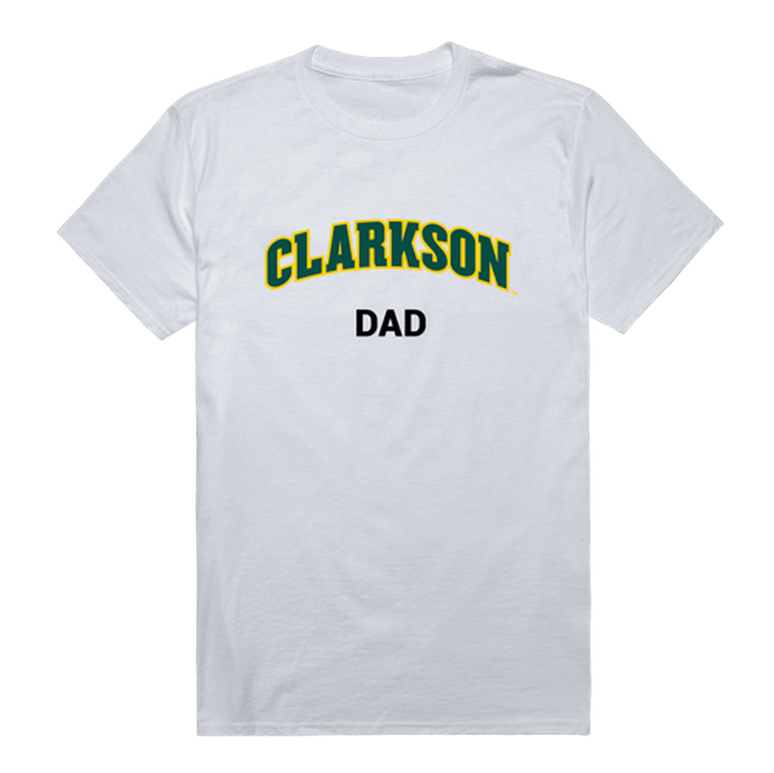 Clarkson University Golden Knights Dad Tee T-Shirt - Forest Green, Small