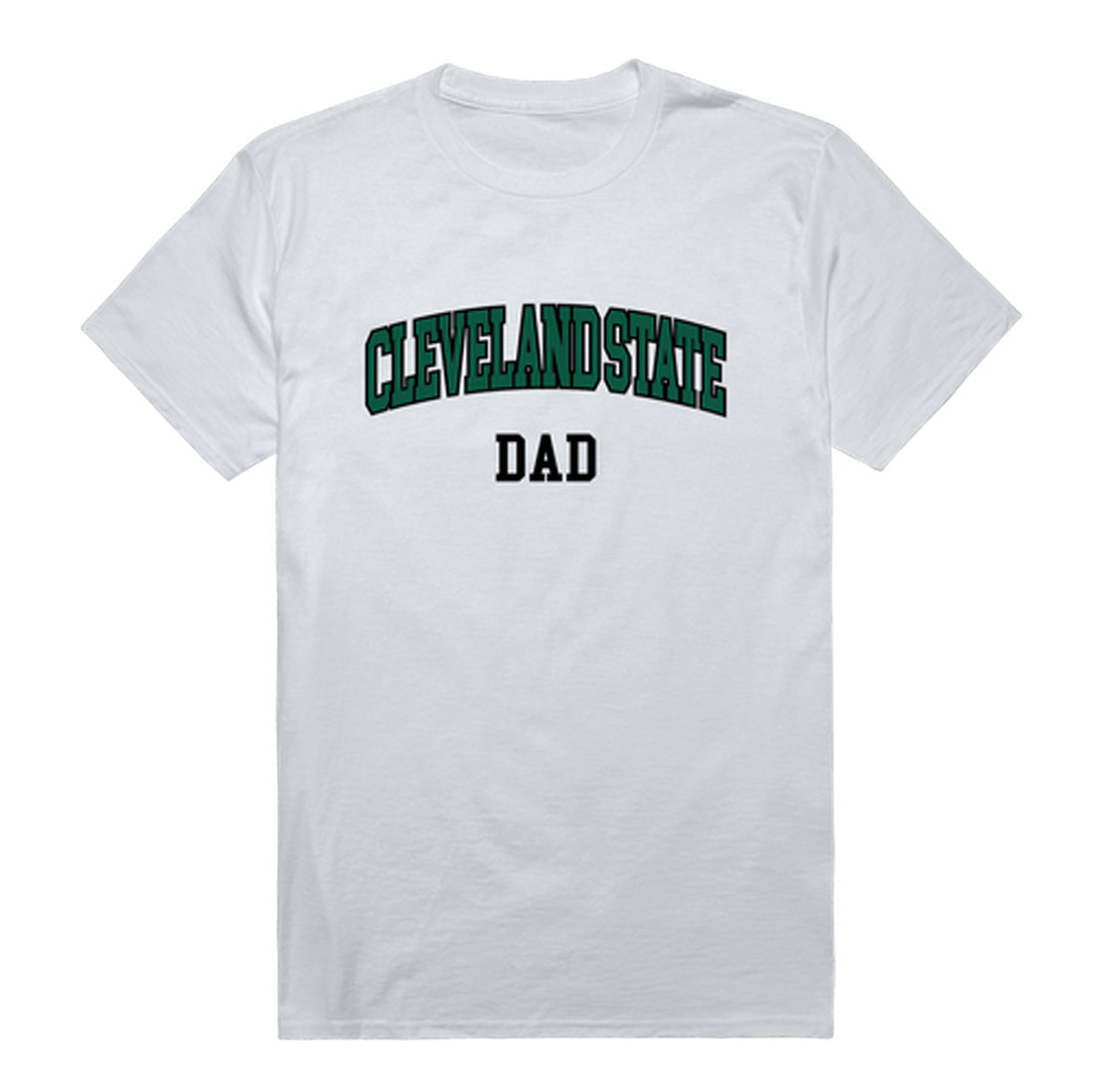 Cleveland State University Vikings Dad Tee T-Shirt - Forest Green, Small