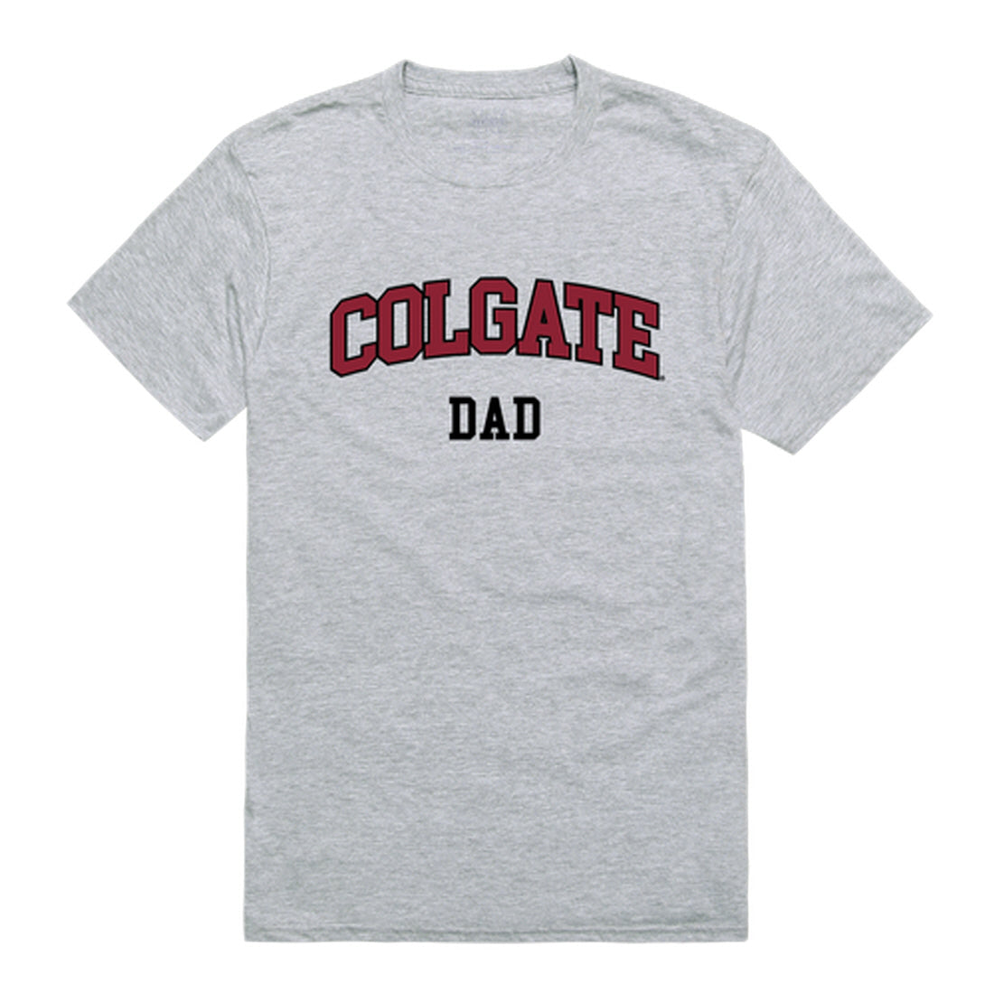 Colgate University Raider Dad Tee T-Shirt - Heather Grey, Small