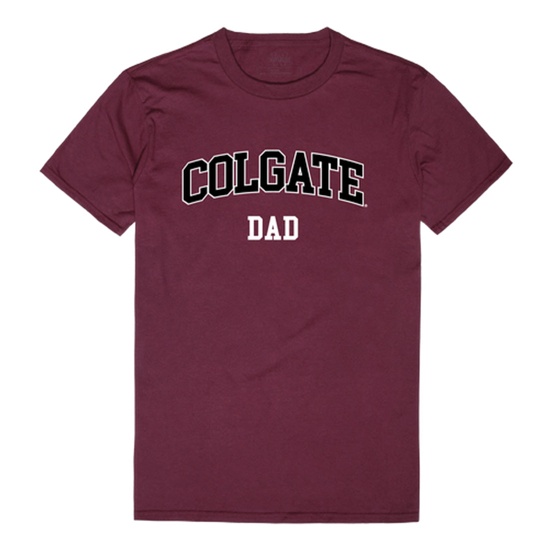 Colgate University Raider Dad Tee T-Shirt - Heather Grey, Small