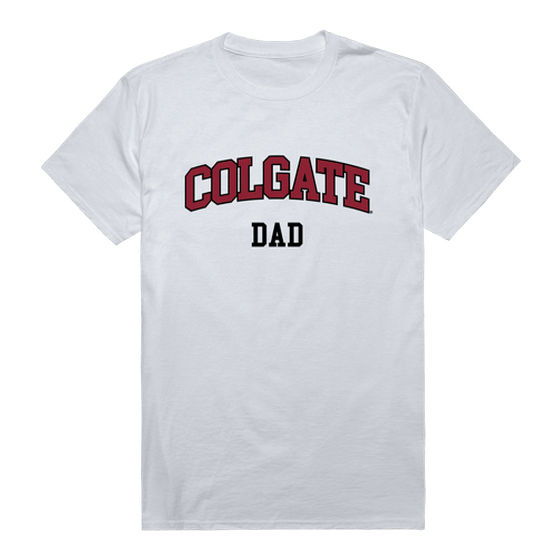 Colgate University Raider Dad Tee T-Shirt - Heather Grey, Small