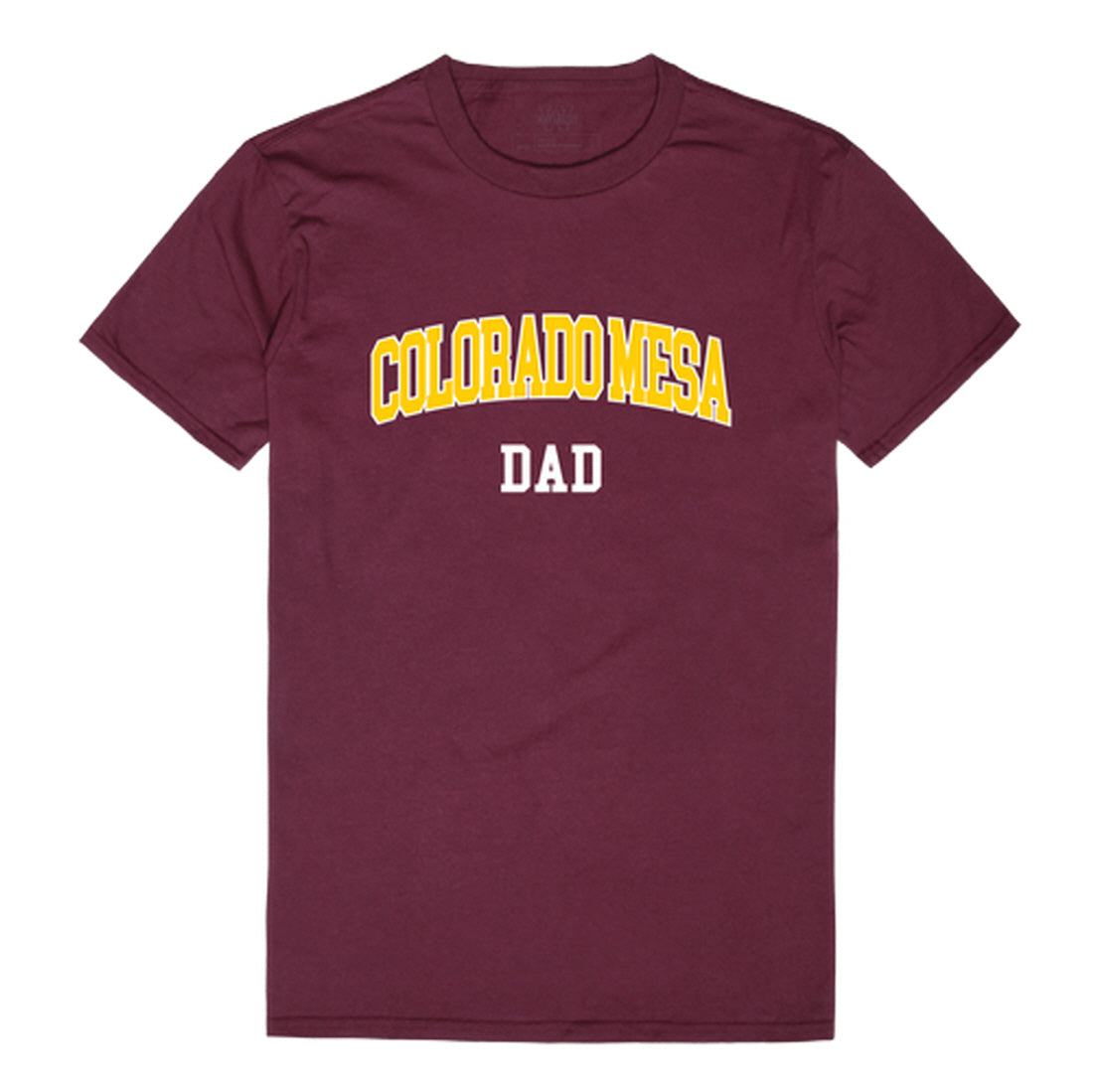 Colorado Mesa University Mavericks Dad Tee T-Shirt - Heather Grey, Small