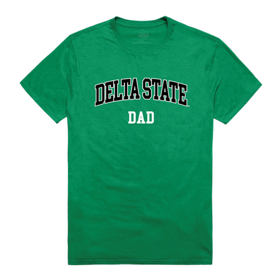 Delta State University Statesmen Dad Tee T-Shirt - Heather Grey, Small