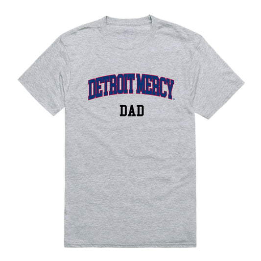 University of Detroit Mercy Titans Dad Tee T-Shirt - Heather Grey, Small