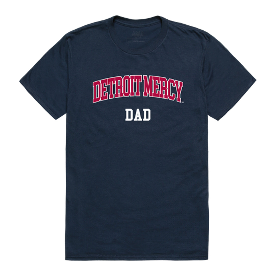 University of Detroit Mercy Titans Dad Tee T-Shirt - Heather Grey, Small