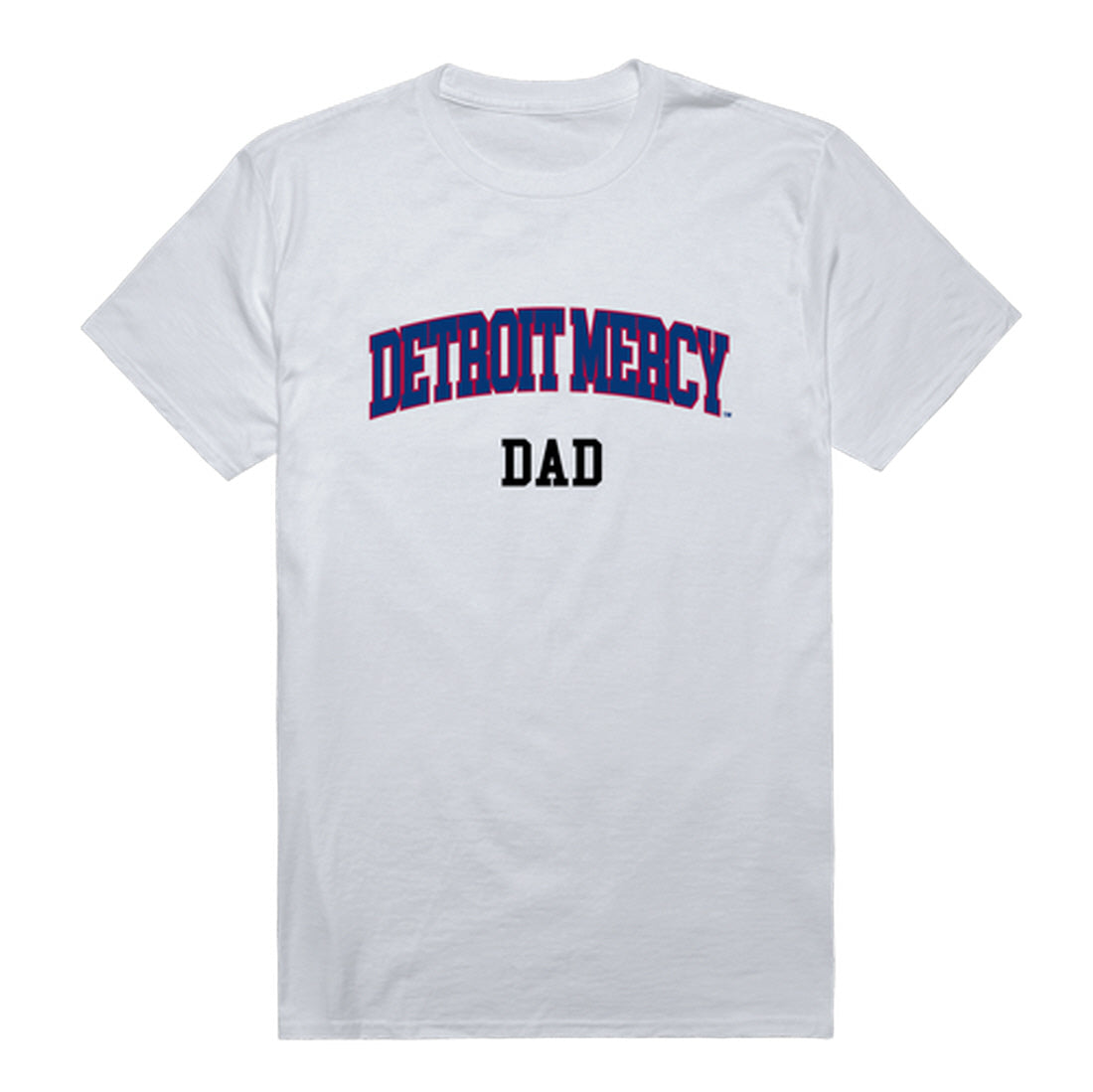 University of Detroit Mercy Titans Dad Tee T-Shirt - Heather Grey, Small