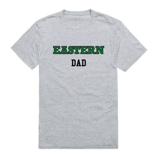 Eastern Michigan University Eagles Dad Tee T-Shirt - Heather Grey, Small