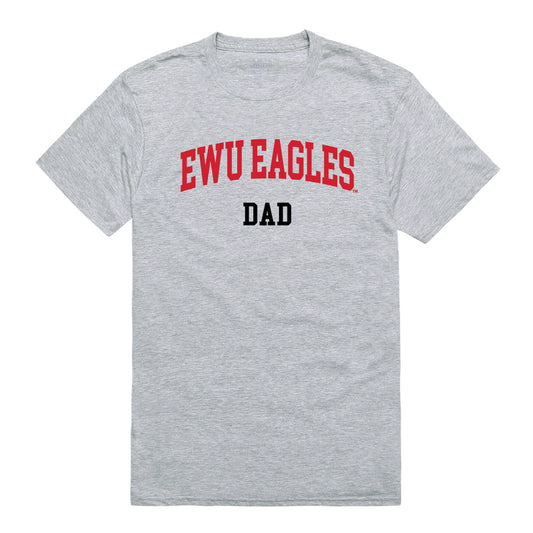 Eastern Washington University Eagles Dad Tee T-Shirt - Heather Grey, Small